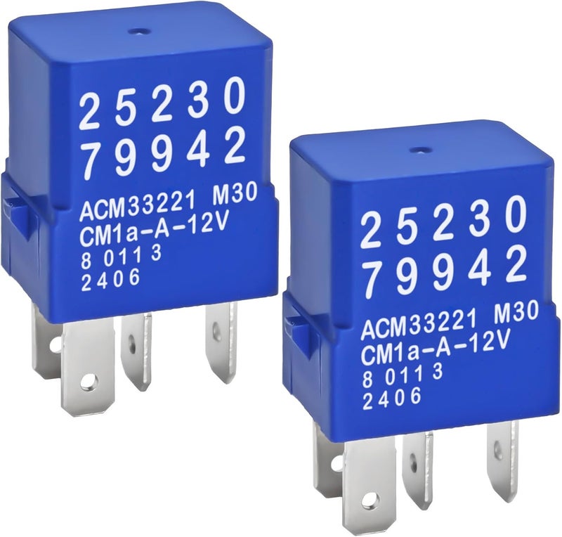 Formiden 25230-79942 Blower Motor Relay (Set of 2) – Compatible with Infiniti G35 M35 G37 Nissan Altima Maxima Sentra Quest Murano Leaf Armada - Image 1